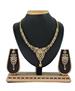 Picture of Splendid Gold & White Necklace Set