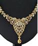 Picture of Splendid Gold & White Necklace Set