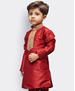 Picture of Admirable Red Kids Kurta Pyjama