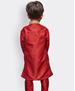 Picture of Admirable Red Kids Kurta Pyjama