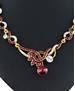 Picture of Sightly Maroon Necklace Set