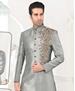 Picture of Shapely Grey Sherwani