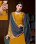 Picture of Sublime Mustard Straight Cut Salwar Kameez