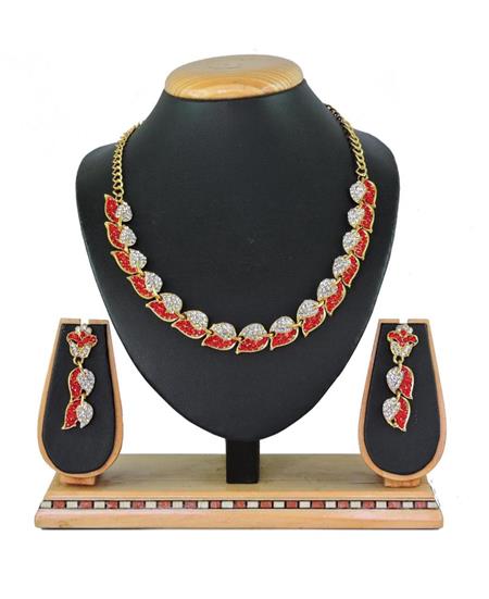 Picture of Sightly Red Necklace Set