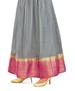 Picture of Magnificent Pink+grey Readymade Gown