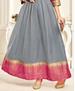 Picture of Comely Pink & Grey Readymade Gown