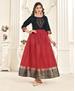 Picture of Sightly Black & Red Readymade Gown