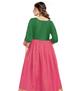 Picture of Bewitching Green & Pink Readymade Gown