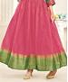 Picture of Bewitching Green & Pink Readymade Gown