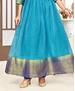 Picture of Sublime Blue & Tuequoise Readymade Gown