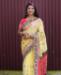 Picture of Stunning Yellow Silk Saree
