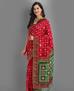 Picture of Exquisite Red+green Silk Saree