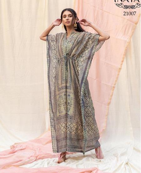 Picture of Ideal Grey With Multi Arabian Kaftans