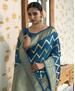 Picture of Comely Ocean Blue Casual Saree