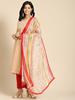 Picture of Comely Beige Straight Cut Salwar Kameez