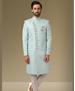 Picture of Superb Sky Blue Sherwani