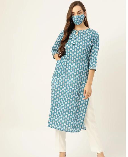 Picture of Enticing Blue Kurtis & Tunic