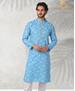 Picture of Well Formed Sky Blue Kurtas