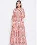Picture of Charming Coral Readymade Gown