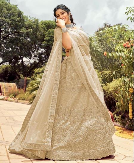 Picture of Bewitching Off White Lehenga Choli