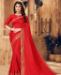 Picture of Well Formed Red Casual Saree