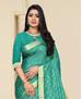 Picture of Graceful Turquoise Blue Casual Saree
