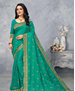 Picture of Ideal Turquoise Green Casual Saree