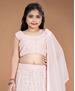Picture of Comely Light Pink Kids Lehenga Choli