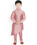Picture of Ravishing Light Pink Kids Kurta Pyjama