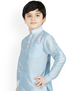 Picture of Alluring Sky Blue Kids Kurta Pyjama