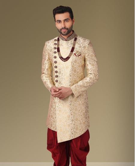 Picture of Marvelous Gold Sherwani