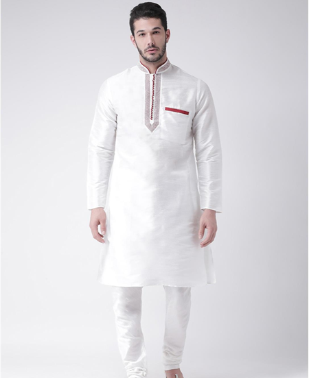 Picture of Shapely White Kurtas