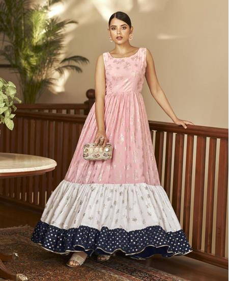 Picture of Classy Muiti Colour Party Wear Gown