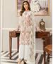 Picture of Magnificent White Straight Cut Salwar Kameez