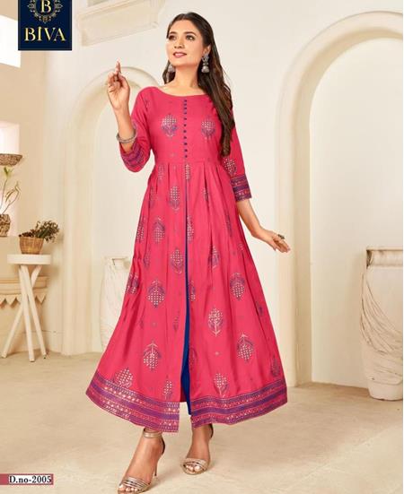 Picture of Exquisite Pink Kurtis & Tunic