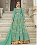 Picture of Enticing Off White Party Wear Salwar Kameez