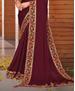 Picture of Ideal Maroon Silk Saree