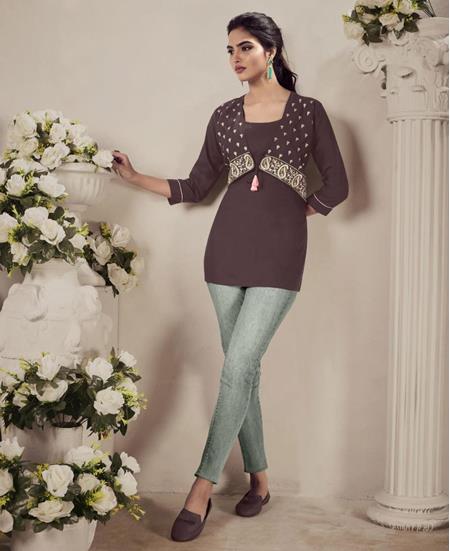 Picture of Amazing Brown Kurtis & Tunic