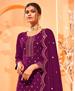 Picture of Enticing Purple Straight Cut Salwar Kameez