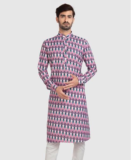 Picture of Enticing Pink/Multicolor Kurtas