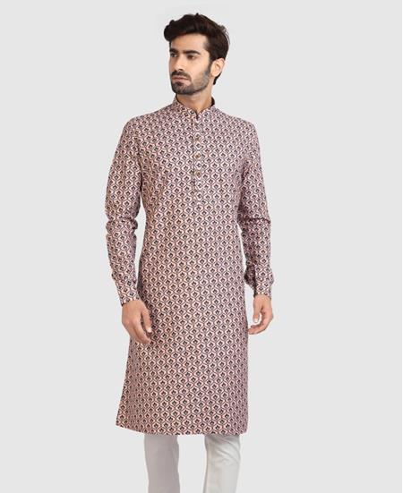Picture of Shapely Peach Kurtas