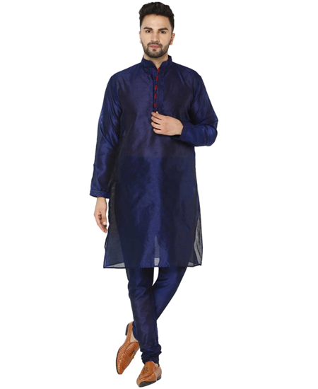 Picture of Enticing Navy Blue Kurtas
