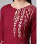 Picture of Ideal Maroon Kurtis & Tunic