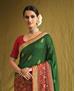 Picture of Beauteous Green Brasso Saree