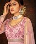 Picture of Delightful Dusty Pink Anarkali Salwar Kameez