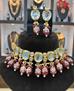 Picture of Marvelous Maroon Necklace Set