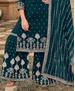 Picture of Grand Teal Straight Cut Salwar Kameez