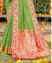 Picture of Bewitching Green Casual Saree