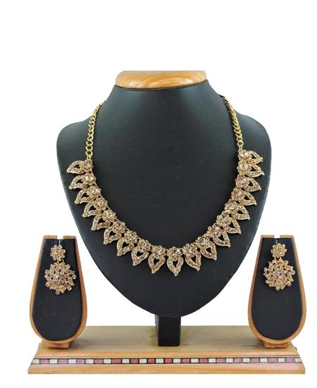 Picture of Classy Golden Necklace Set