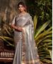 Picture of Bewitching Grey Casual Saree